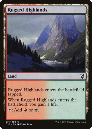 Rugged Highlands [Commander 2019] | Exor Games Summserside