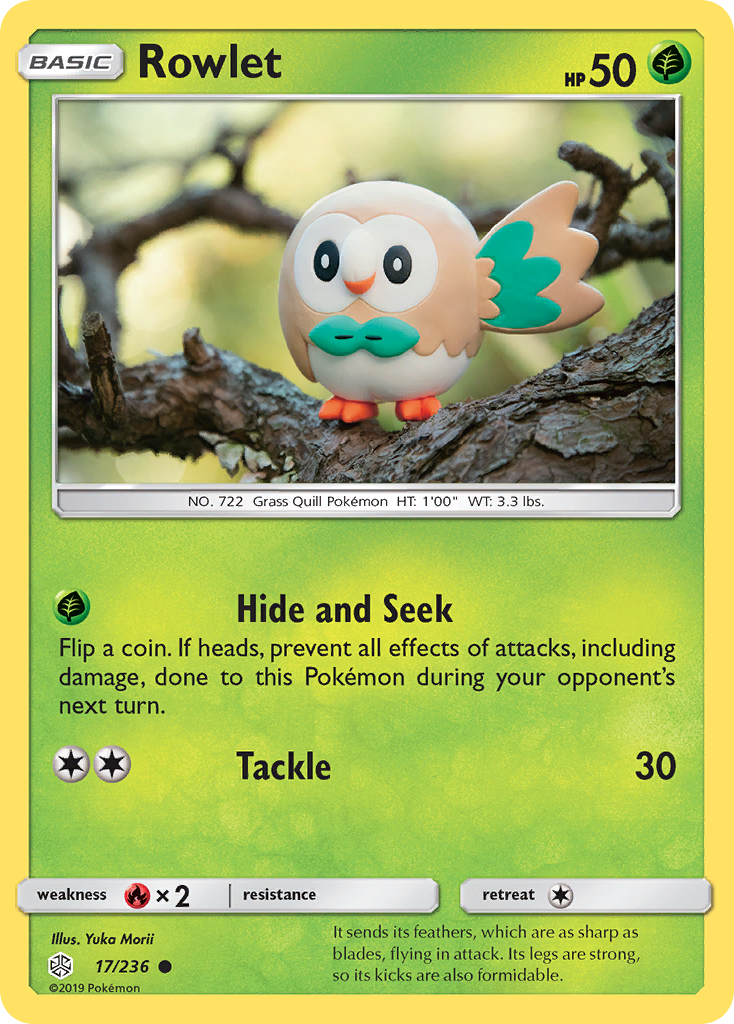 Rowlet (17/236) [Sun & Moon: Cosmic Eclipse] | Exor Games Summserside