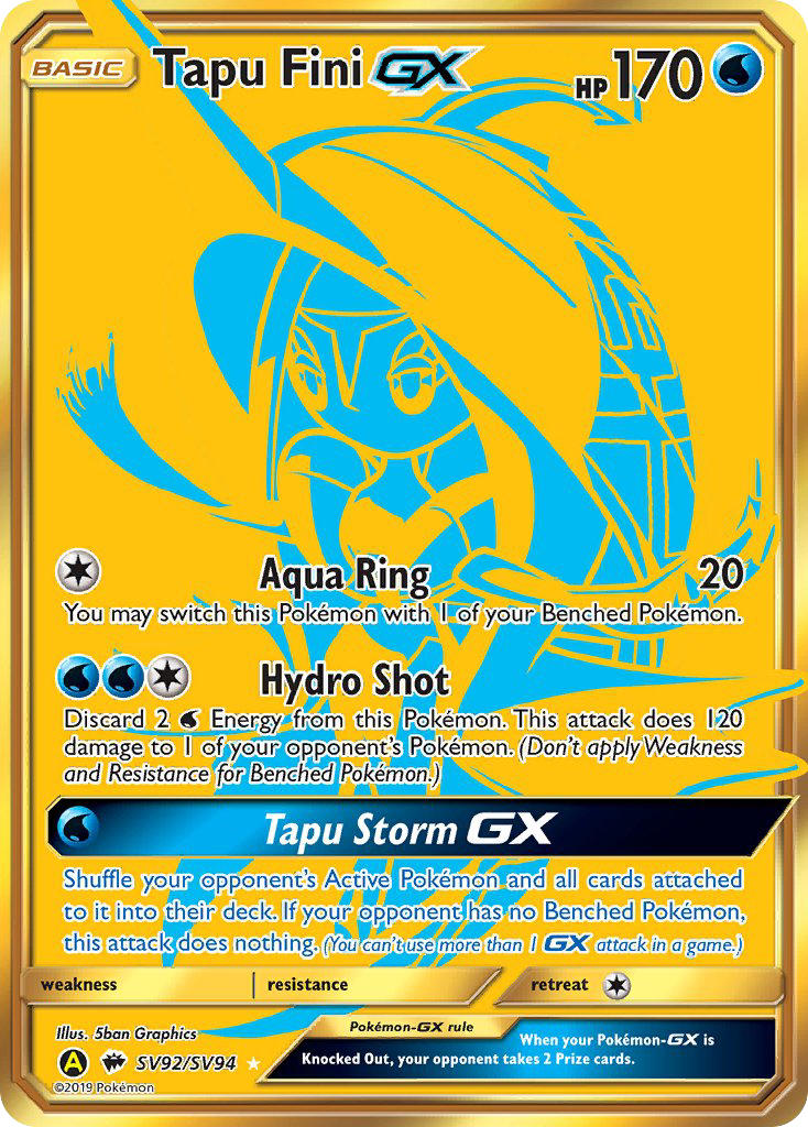 Tapu Fini GX (SV92/SV94) [Sun & Moon: Hidden Fates - Shiny Vault] | Exor Games Summserside