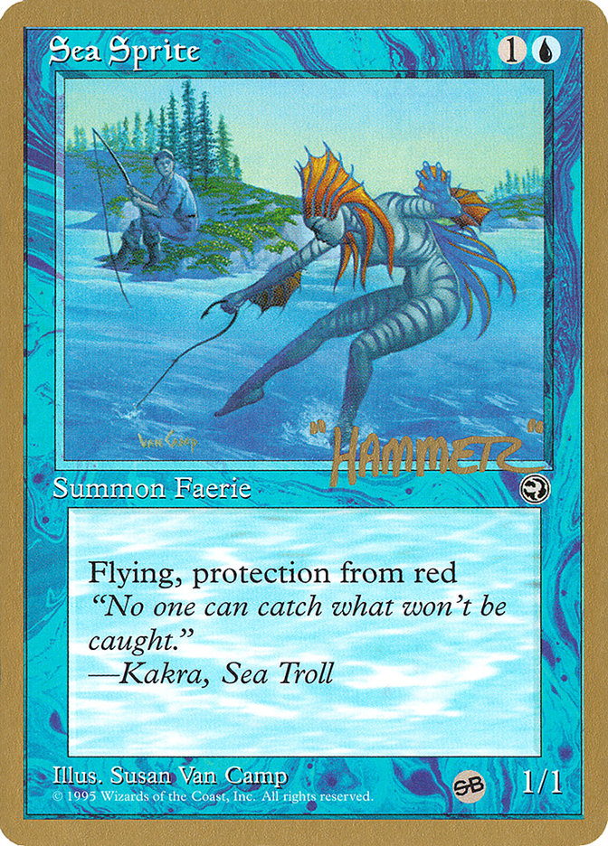 Sea Sprite (Shawn "Hammer" Regnier) (SB) [Pro Tour Collector Set] | Exor Games Summserside