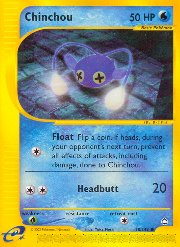 Chinchou (70/147) [Aquapolis] | Exor Games Summserside