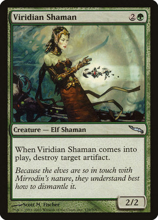 Viridian Shaman [Mirrodin] | Exor Games Summserside