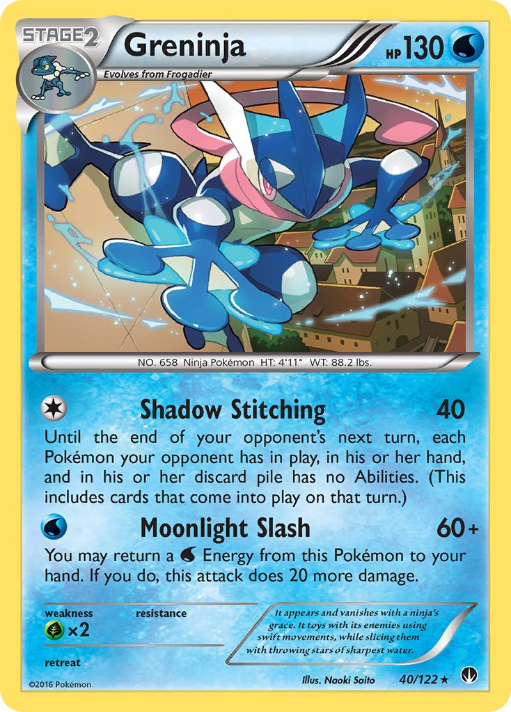 Greninja (40/122) (Theme Deck Exclusive) [XY: BREAKpoint] | Exor Games Summserside