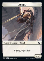 Kavu // Angel Double-sided Token [Dominaria United Commander Tokens] | Exor Games Summserside