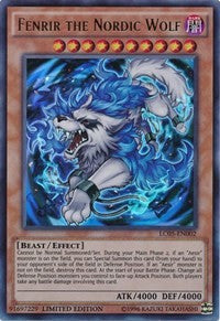 Fenrir the Nordic Wolf [LC05-EN002] Ultra Rare | Exor Games Summserside