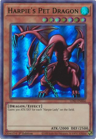 Harpie's Pet Dragon (Green) [LDS2-EN066] Ultra Rare | Exor Games Summserside