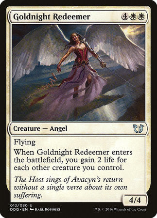 Goldnight Redeemer [Duel Decks: Blessed vs. Cursed] | Exor Games Summserside