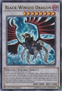 Black-Winged Dragon [LC5D-EN135] Ultra Rare | Exor Games Summserside