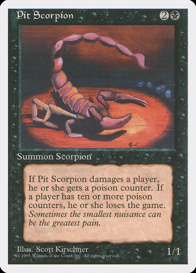 Pit Scorpion [Fourth Edition] | Exor Games Summserside