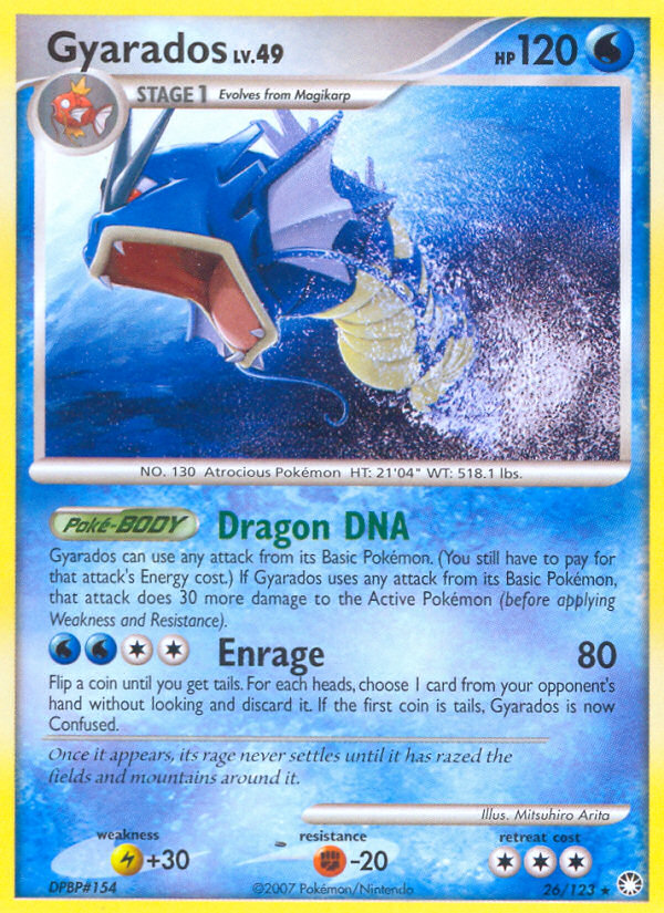 Gyarados (26/123) [Diamond & Pearl: Mysterious Treasures] | Exor Games Summserside