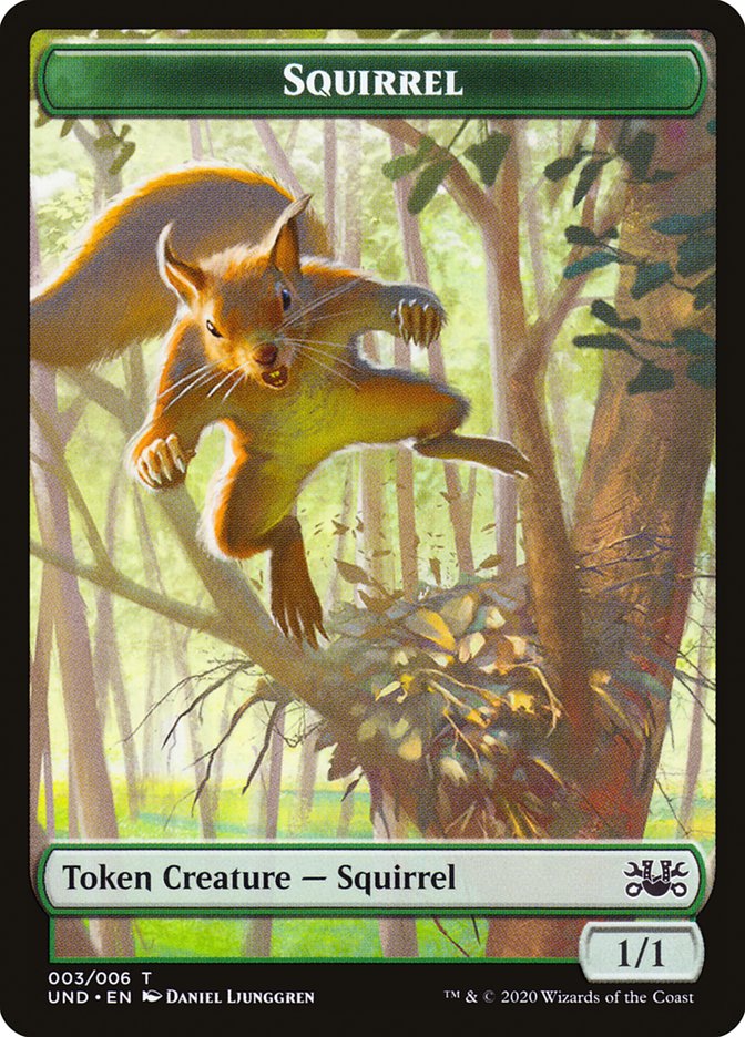 Beeble // Squirrel Double-sided Token [Unsanctioned Tokens] | Exor Games Summserside