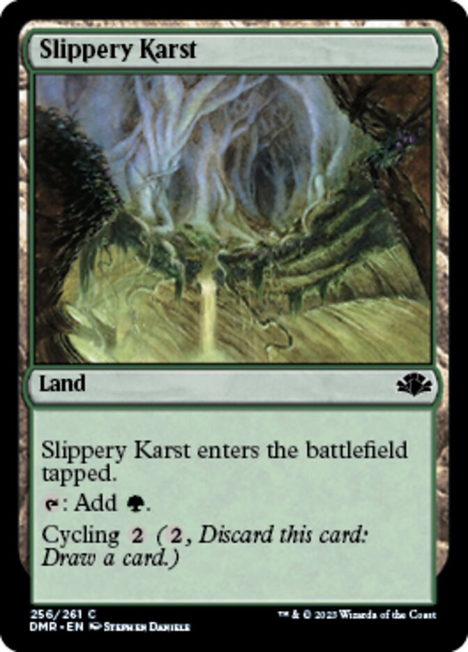 Slippery Karst [Dominaria Remastered] | Exor Games Summserside