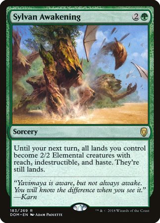 Sylvan Awakening [Dominaria] | Exor Games Summserside