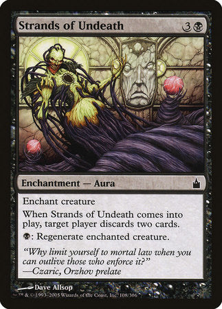 Strands of Undeath [Ravnica: City of Guilds] | Exor Games Summserside