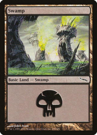 Swamp (298) [Mirrodin] | Exor Games Summserside