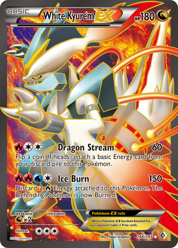 White Kyurem EX (146/149) [Black & White: Boundaries Crossed] | Exor Games Summserside