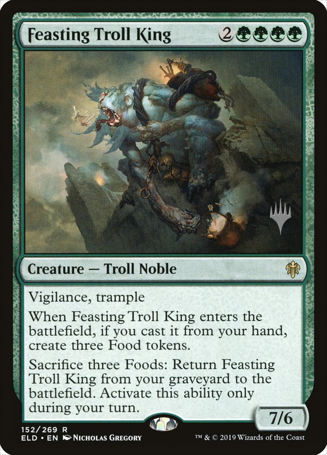 Feasting Troll King (Promo Pack) [Throne of Eldraine Promos] | Exor Games Summserside