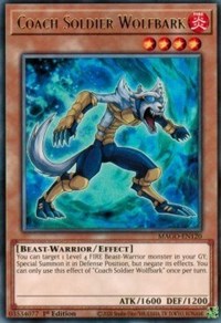Coach Soldier Wolfbark [MAGO-EN120] Rare | Exor Games Summserside