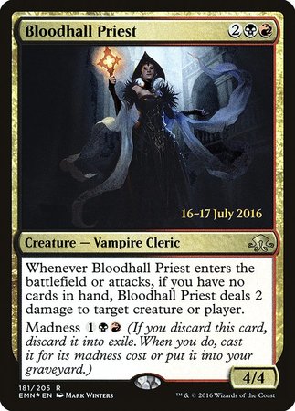 Bloodhall Priest [Eldritch Moon Promos] | Exor Games Summserside