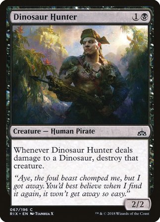 Dinosaur Hunter [Rivals of Ixalan] | Exor Games Summserside