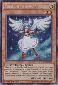 Valkyrie of the Nordic Ascendant [LC5D-EN184] Secret Rare | Exor Games Summserside