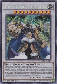 Thor, Lord of the Aesir [LC5D-EN189] Secret Rare | Exor Games Summserside