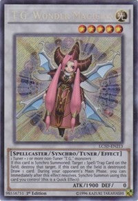 T.G. Wonder Magician [LC5D-EN213] Secret Rare | Exor Games Summserside