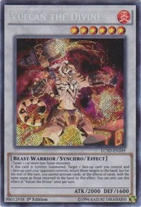 Vulcan the Divine [LC5D-EN249] Secret Rare | Exor Games Summserside