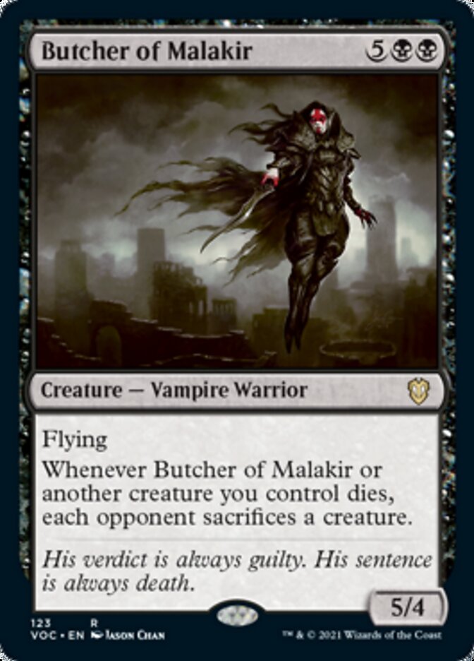 Butcher of Malakir [Innistrad: Crimson Vow Commander] | Exor Games Summserside