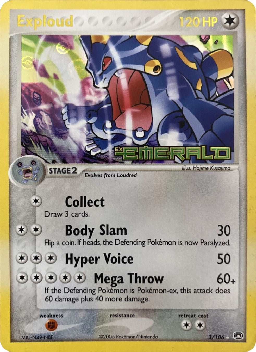 Exploud (3/106) (Stamped) [EX: Emerald] | Exor Games Summserside