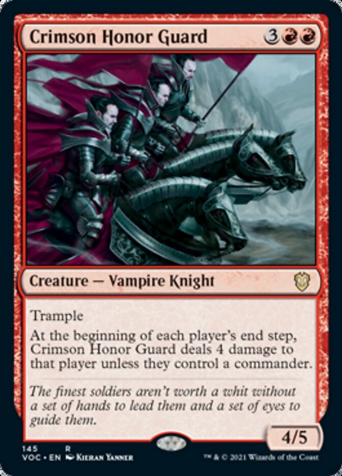 Crimson Honor Guard [Innistrad: Crimson Vow Commander] | Exor Games Summserside