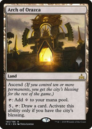 Arch of Orazca [Rivals of Ixalan Promos] | Exor Games Summserside