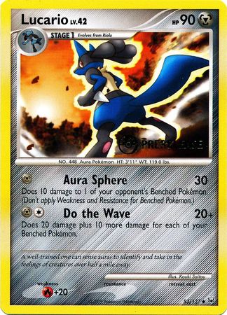 Lucario (53/127) (Prerelease Promo) [Diamond & Pearl: Black Star Promos] | Exor Games Summserside