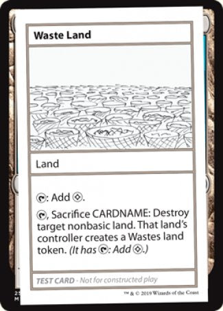 Waste Land (2021 Edition) [Mystery Booster Playtest Cards] | Exor Games Summserside