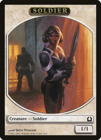 Soldier Token [Return to Ravnica Tokens] | Exor Games Summserside