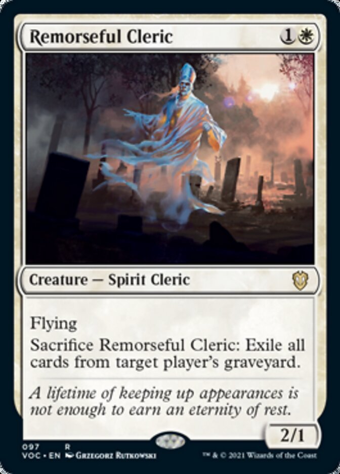 Remorseful Cleric [Innistrad: Crimson Vow Commander] | Exor Games Summserside