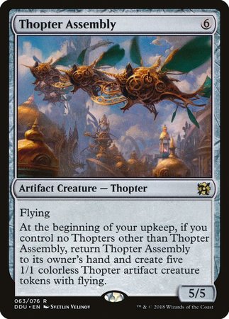 Thopter Assembly [Duel Decks: Elves vs. Inventors] | Exor Games Summserside