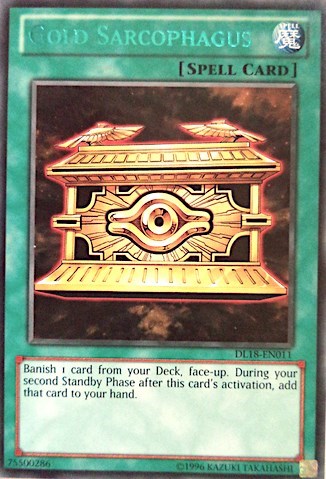 Gold Sarcophagus (Green) [DL18-EN011] Rare | Exor Games Summserside