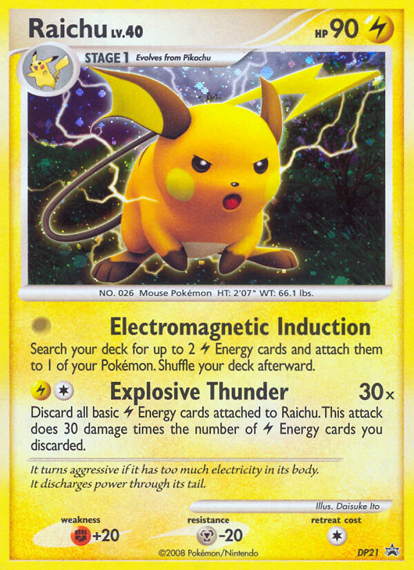 Raichu (DP21) [Diamond & Pearl: Black Star Promos] | Exor Games Summserside