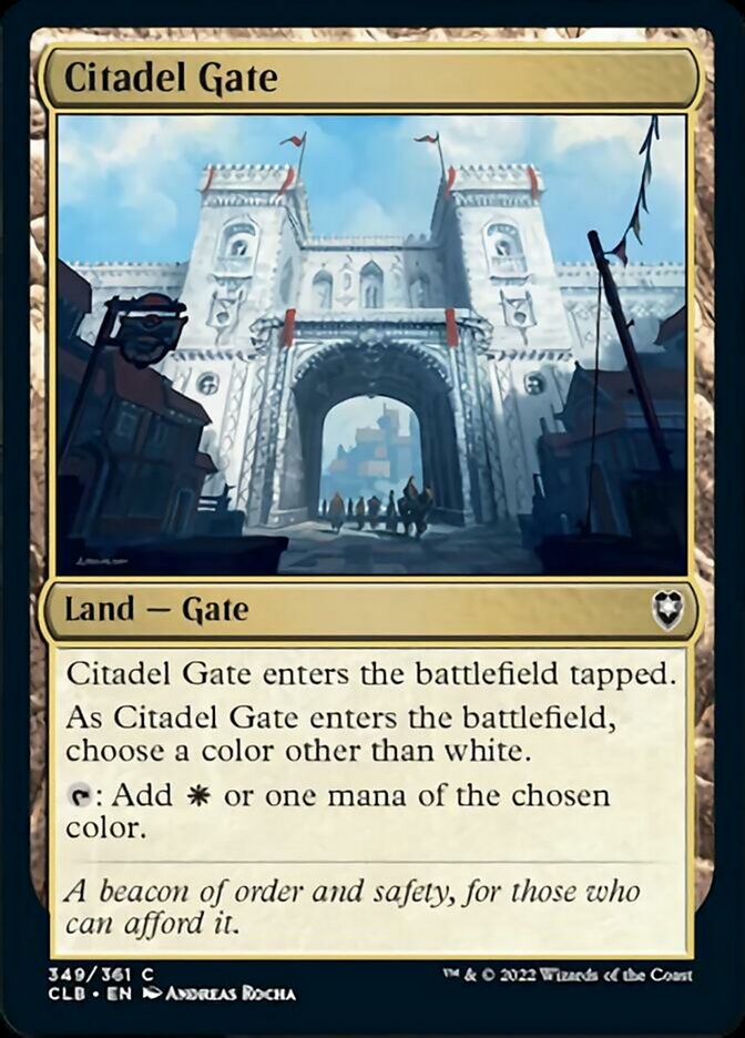 Citadel Gate [Commander Legends: Battle for Baldur's Gate] | Exor Games Summserside