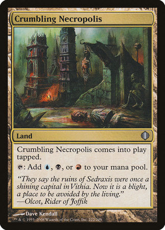Crumbling Necropolis [Shards of Alara] | Exor Games Summserside