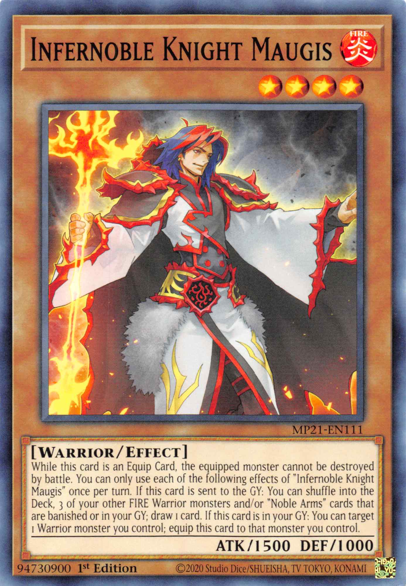 Infernoble Knight Maugis [MP21-EN111] Common | Exor Games Summserside