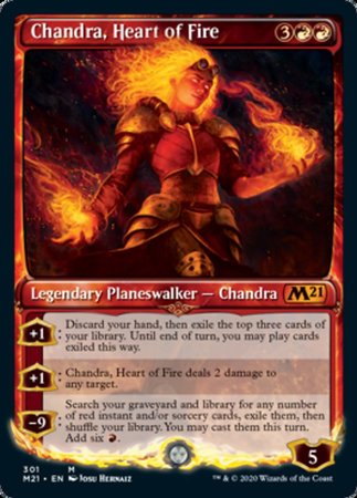 Chandra, Heart of Fire (Showcase) [Core Set 2021] | Exor Games Summserside