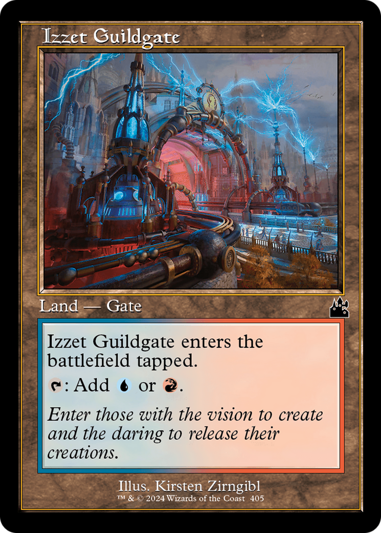 Izzet Guildgate (Retro Frame) [Ravnica Remastered] | Exor Games Summserside