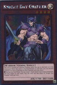 Knight Day Grepher [NKRT-EN015] Platinum Rare | Exor Games Summserside