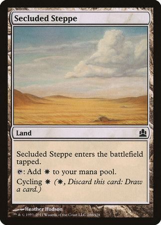 Secluded Steppe [Commander 2011] | Exor Games Summserside