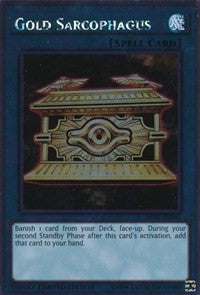 Gold Sarcophagus [NKRT-EN041] Platinum Rare | Exor Games Summserside