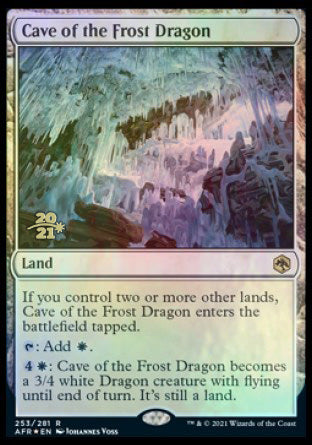 Cave of the Frost Dragon [Dungeons & Dragons: Adventures in the Forgotten Realms Prerelease Promos] | Exor Games Summserside