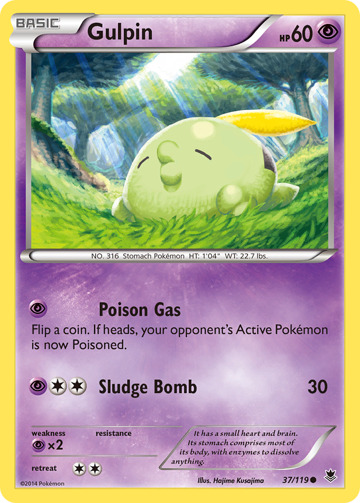 Gulpin (37/119) [XY: Phantom Forces] | Exor Games Summserside