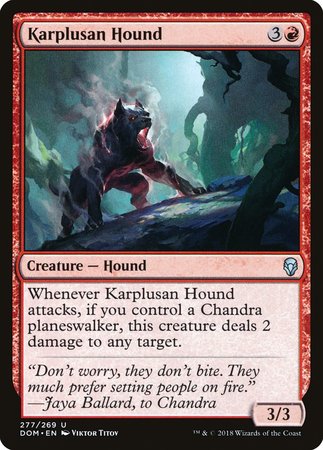 Karplusan Hound [Dominaria] | Exor Games Summserside